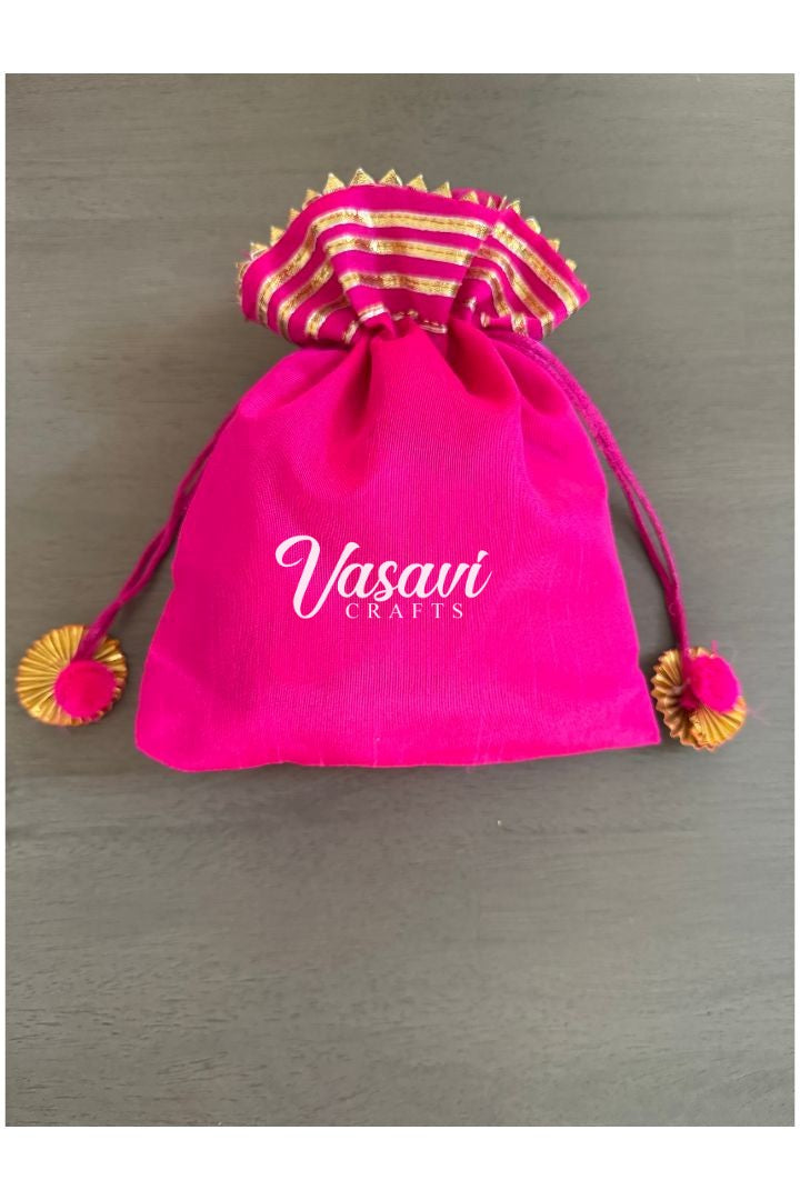 Pack of 40,50,70,100,150,200 Gota Potli/Drawstring Gift Bags