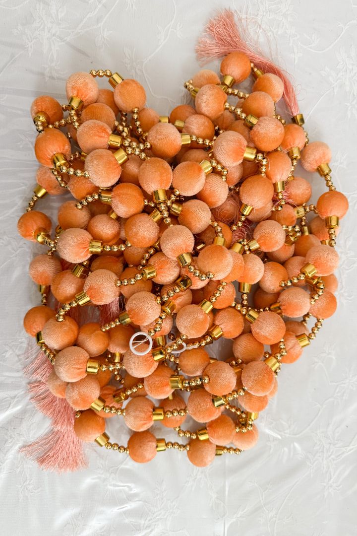 Pack of 10 - 5 ft Ball Garlands with Tassels