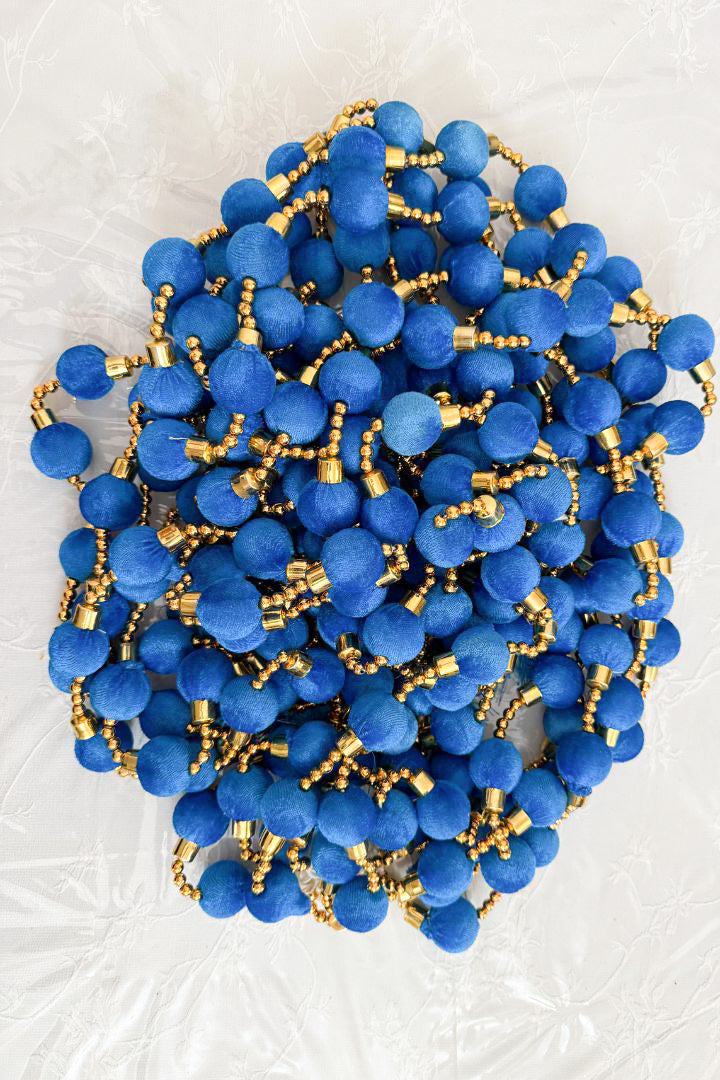 Pack of 10 - 5 ft Ball Garlands with Tassels