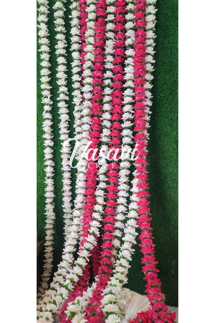 Pack of 8, 10, 12 Rose Flower Garlands