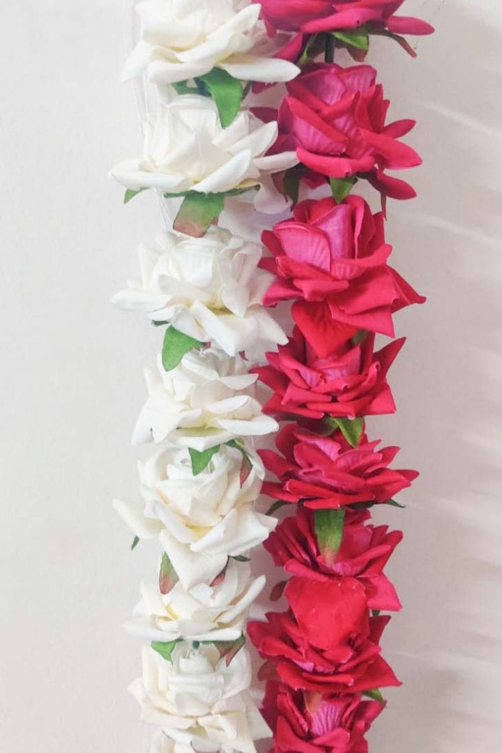 Pack of 8, 10, 12 Rose Flower Garlands