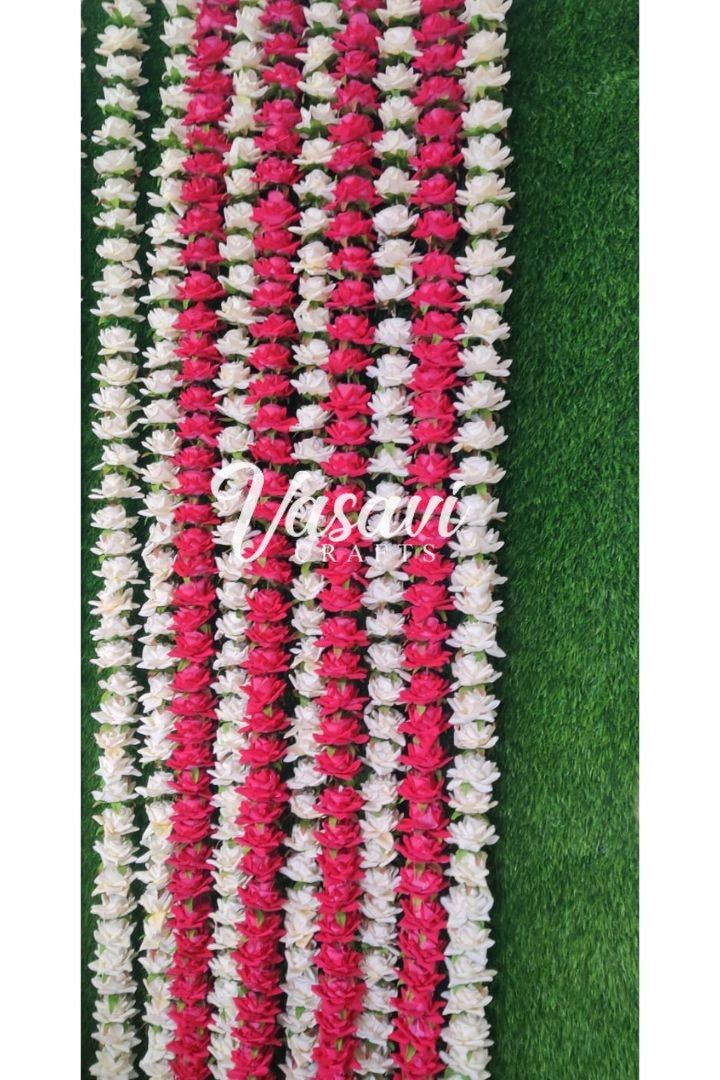 Pack of 8, 10, 12 Rose Flower Garlands