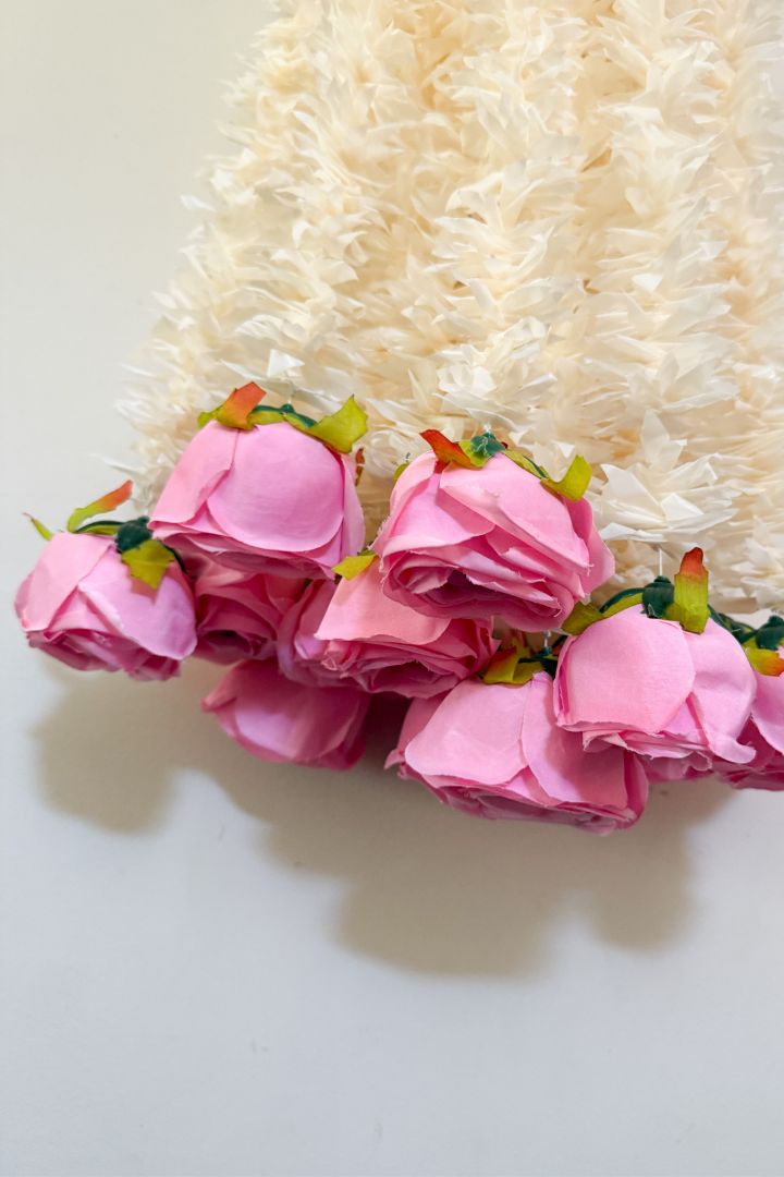 Pack of 10 Jasmine Flower Garland with Pink Rose
