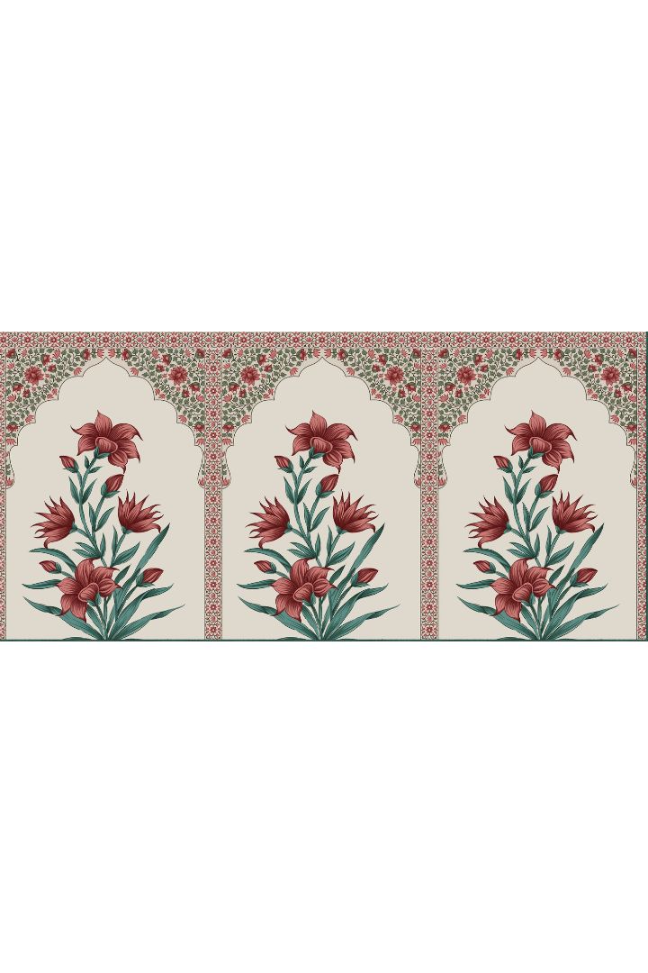 Custom Made Printed Backdrop for Indian Weddings, Mehndi Ceremony