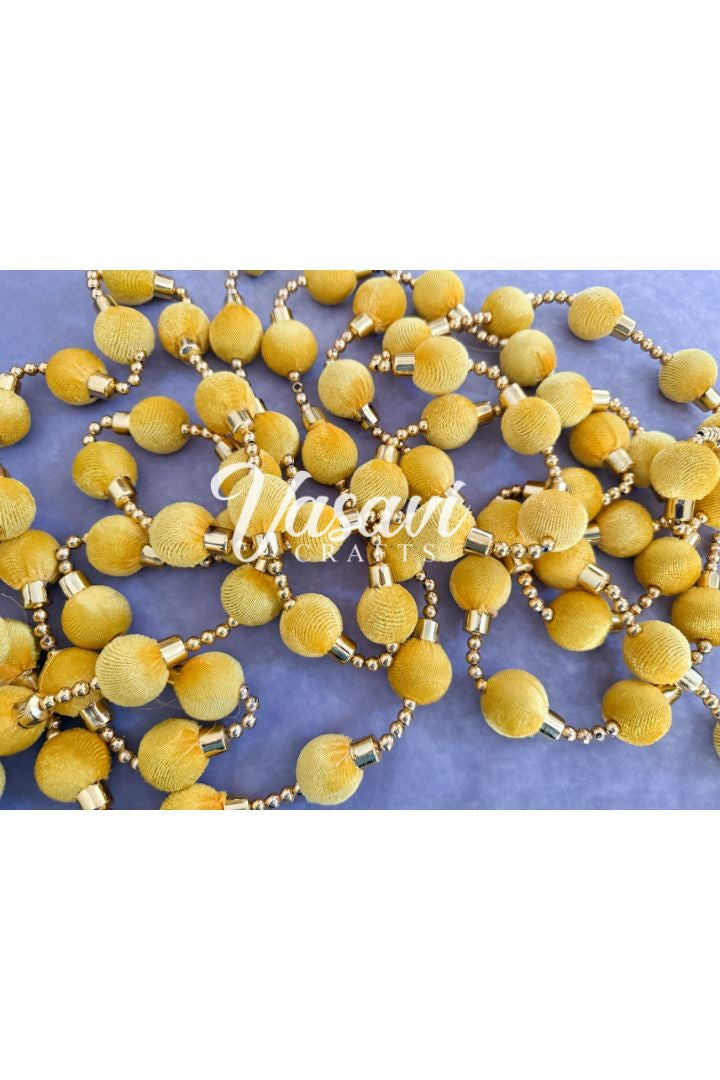 Pack of 20, 25, 40, 50, 100- 5 ft Ball Garlands with Tassels