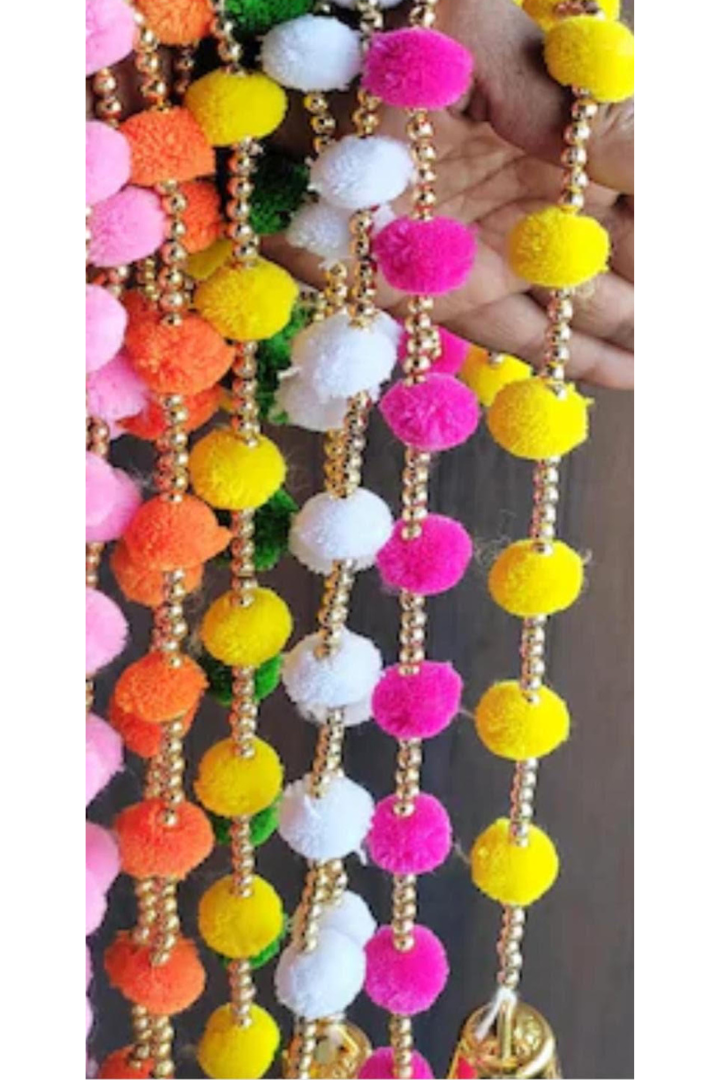 Pom Pom Garlands with Bell