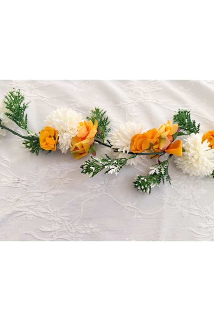 Pack of 8, 10, 16, 20,30 Baby's Breath and Rose Flower Runner 6 feet long