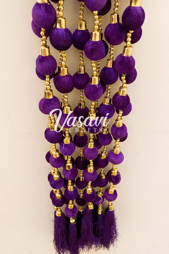 Pack of 20, 25, 40, 50, 100- 5 ft Ball Garlands with Tassels