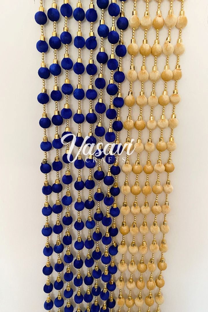 Pack of 20, 25, 40, 50, 100- 5 ft Ball Garlands with Tassels