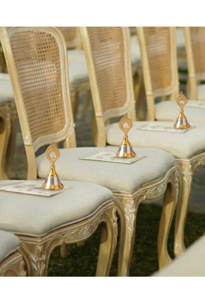 Pack of 25,50,70,100,150,200 Bells for Bride Groom Entry, Wedding Guest Favor