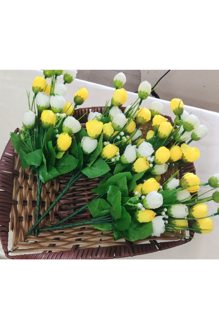 Pack of 30, 50, 100 Yellow and White Flower bunches for Haldi Ceremony