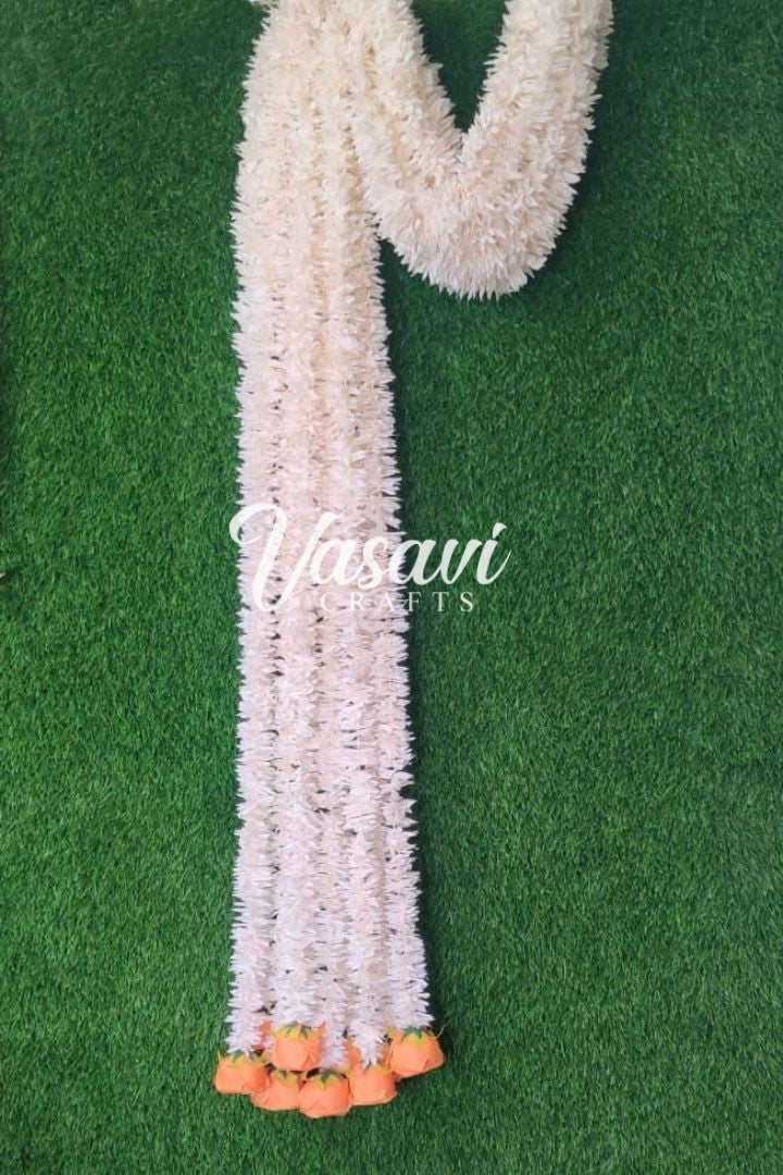 Pack of 30,40,50,60,80,100 Gajra/Jasmine Flower Garland with Rose