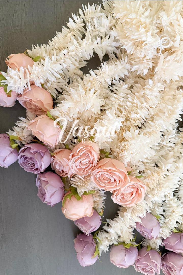 Pack of 20,30,40,50,60,80,100 Jasmine Flower Garland with Rose