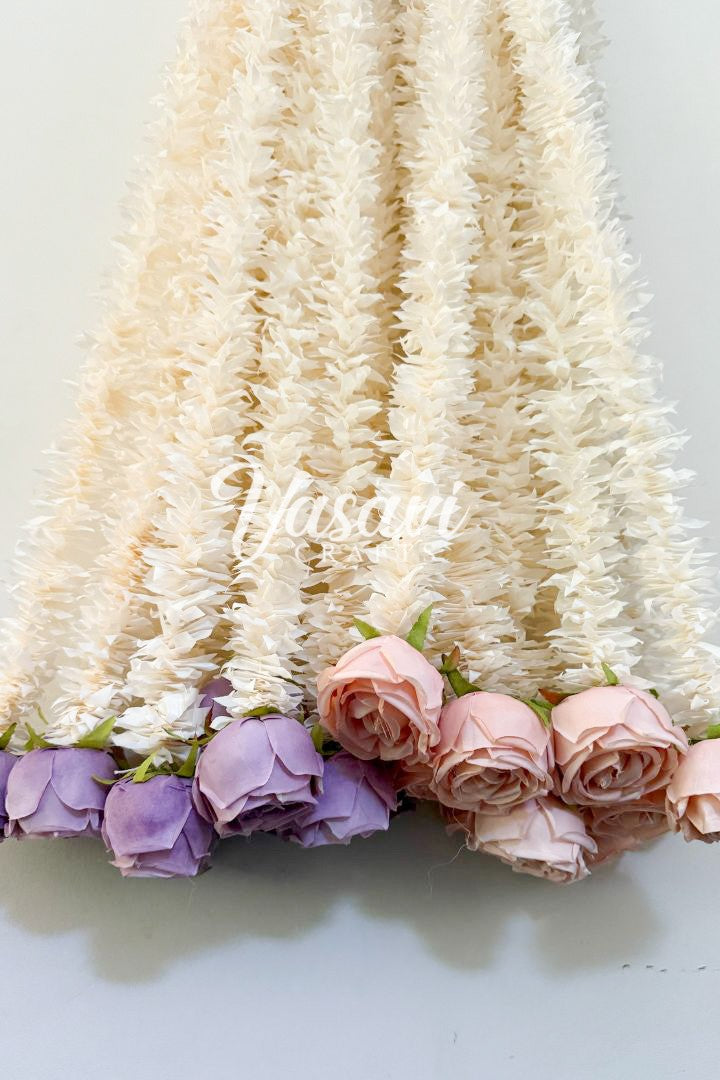 Pack of 20,30,40,50,60,80,100 Jasmine Flower Garland with Rose