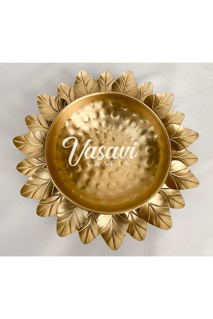 Pack of 5, 10 Decorative Urli in Flower Design