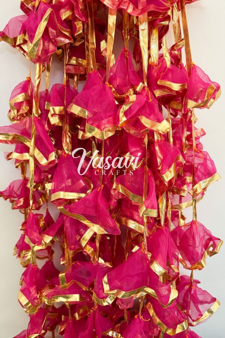 Pack of 30, 50, 100, 200 Gota Décor Hangings in Sheer fabric