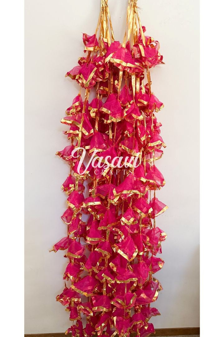 Pack of 30, 50, 100, 200 Gota Décor Hangings in Sheer fabric