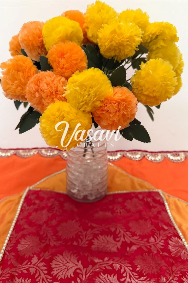Pack of 30,50,70,100,200,300,500 Marigold Flower Bunches