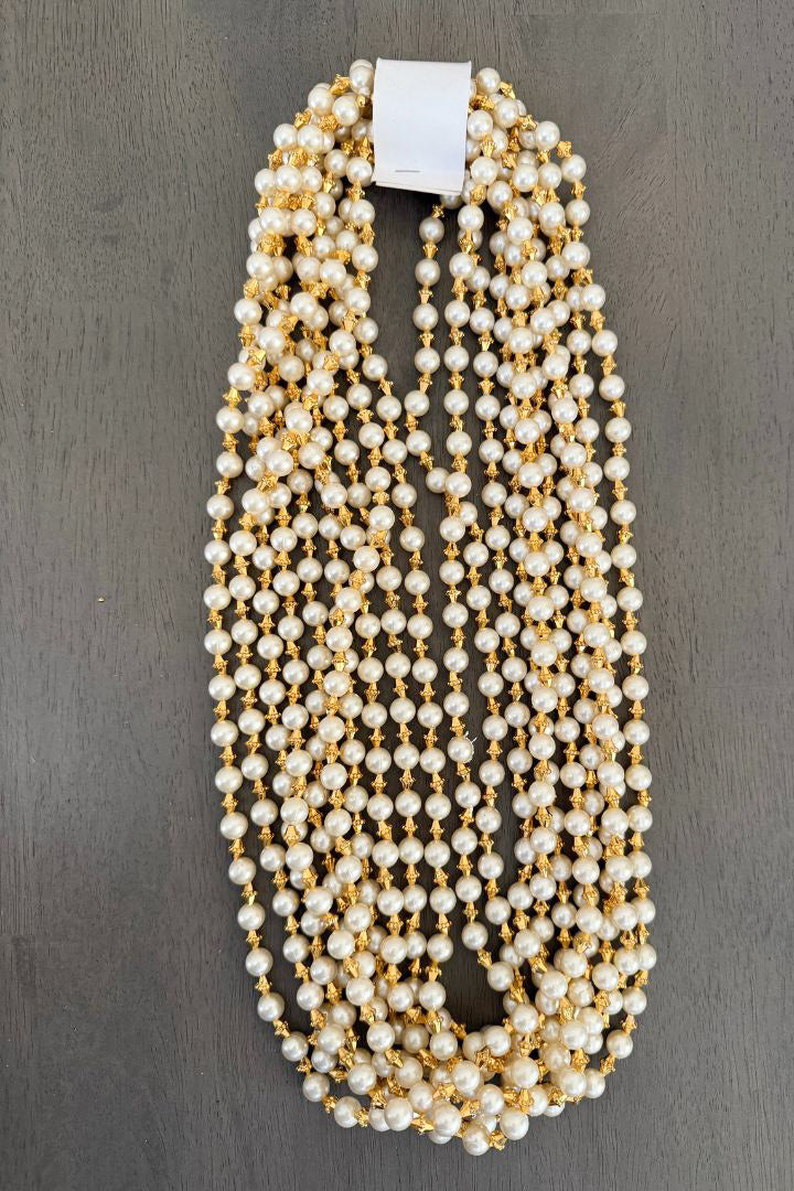 Pack of 40 Pearls Milni Mala for Baraat Swagat