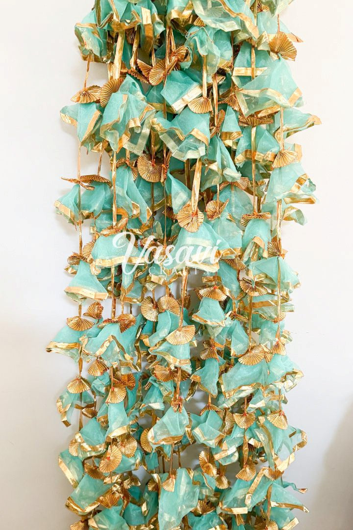 Pack of 10, 20 Gota Hangings with Gota Phool/Flower