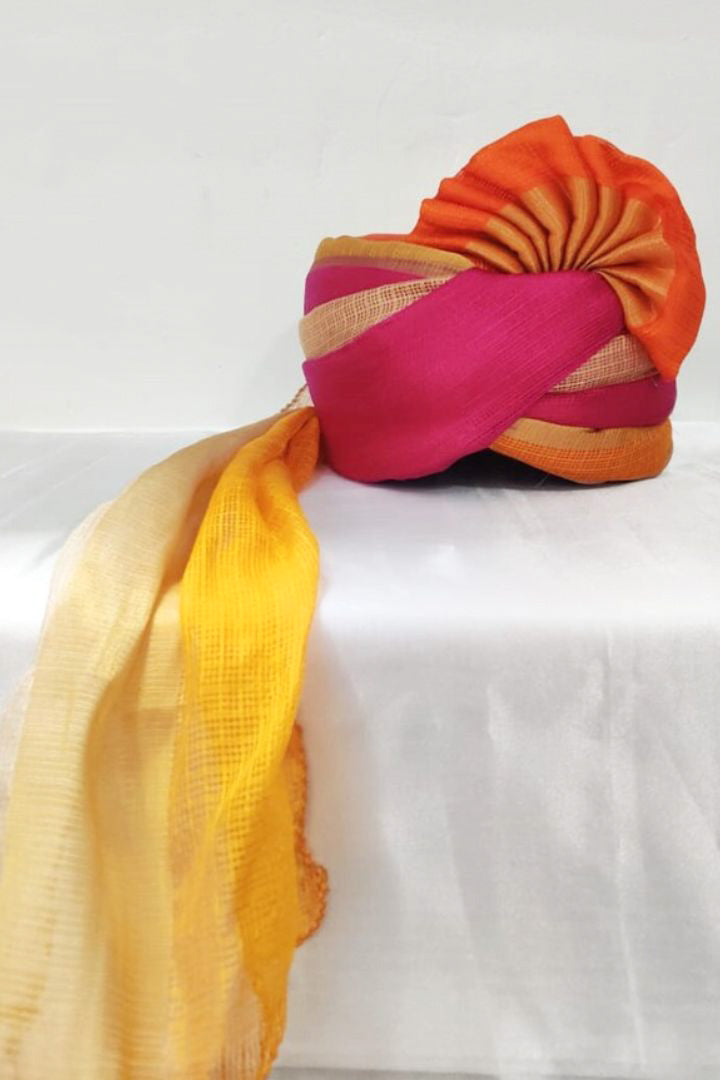 Pack of 5, 10, 20, 30, 35, 40, 50 Multicolor Indian Wedding Baraat Safa/Turban