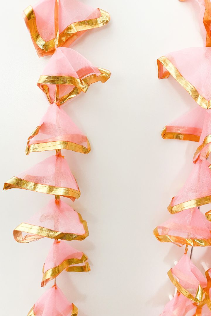 Pack of 10, 20 Gota Décor Hangings in Sheer fabric