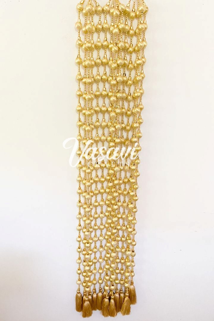 Pack of 30, 50 Shiny Gold Ball Garlands with Tassel