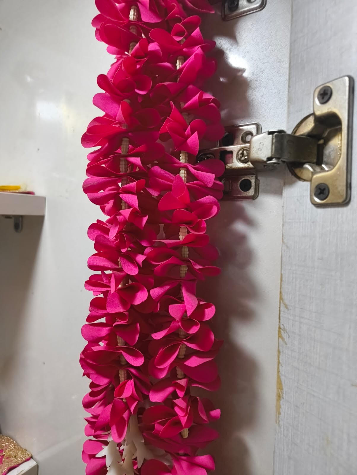 Magenta and Orange Fabric Garlands 2.5 ft long