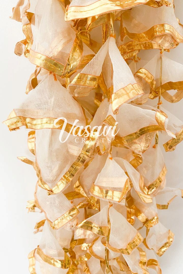 Pack of 10, 20 Gota Décor Hangings in Sheer fabric